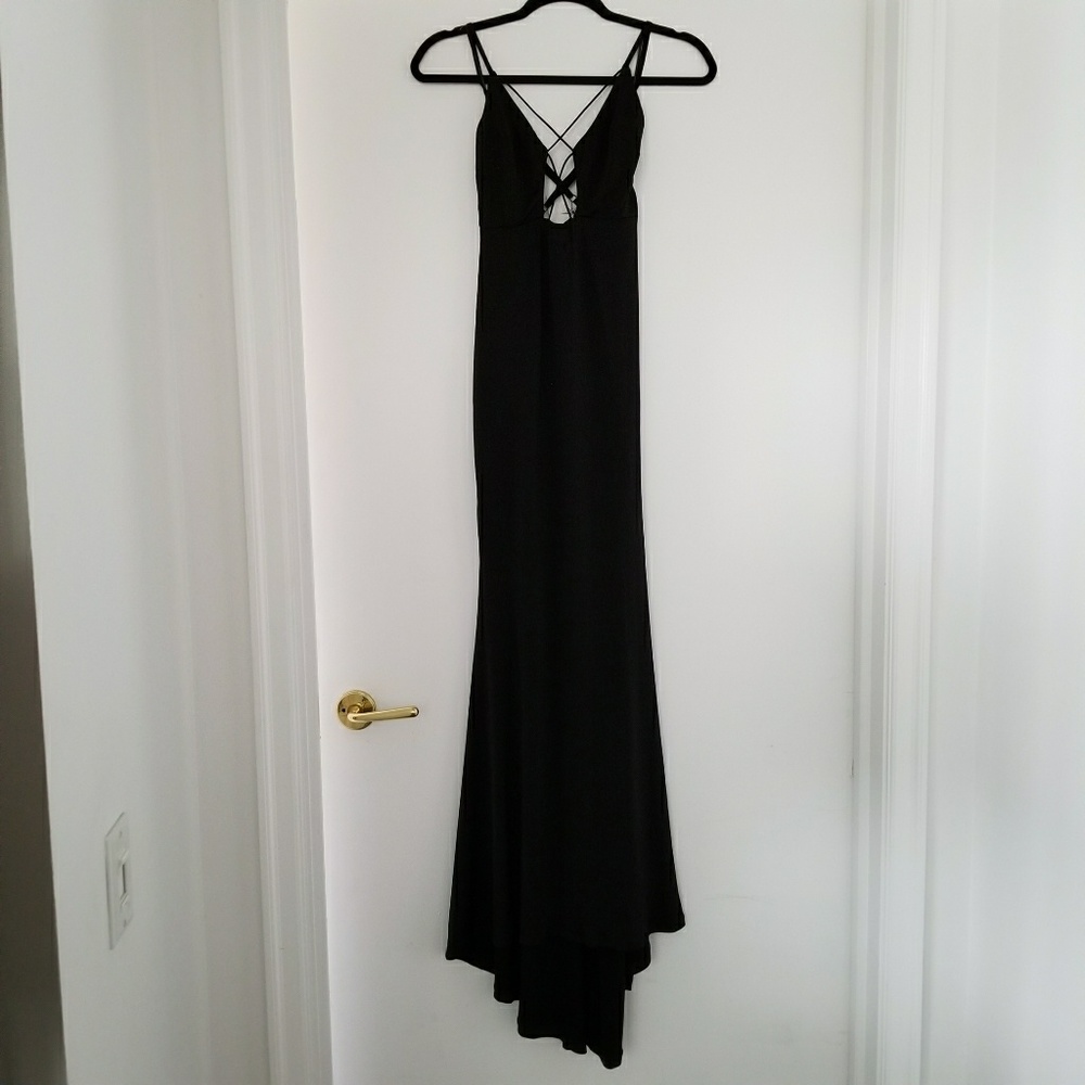 LF Stunning Black Gown worn once